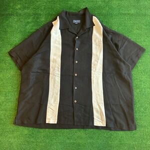 Men's Indigo Smith Outfitters Beach Surf Button Down Palm Tree Shirt Size 3XL